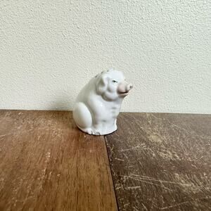Vintage Porcelain GERMANY Pig Hog Swine SINGLE Salt‎ Pepper Shaker